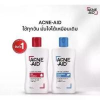 ราคา [COD] [tiktok]Acne-Aid Liquid Cleanser แอคเน่-เอด ลิควิด คลีนเซอร์ สีแดง,สีฟ้า ขนาด 100 มล. [1 ขวด] (1733343440009266301)