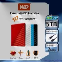 ราคา Western Digital HDD 5 TB External Harddisk ฮาร์ดดิสพกพา รุ่น My Passport ความจุ 5 TB USB 3.2 Gen 1 ขายดี (1733457913253758614)