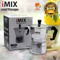 ราคา Certified ProductsI-MIX Moka Pot Fresh Coffee Maker Moka Pot for 3 Cups / 150 ml (1732817449393358806)