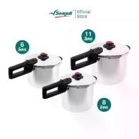ราคา Seagull Pressure Cooker Pro Model Pro Pressure Cooker has 3 sizes to choose from: 6 liters/8 liters/11 liters. (1733245310010099464)