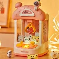 ราคา Children's Claw Machine Doll Mini Home Doll Capsule Candy Light Sound Toy Home Movable Doll and Collectibles (1733197933066749653)