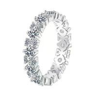 ราคา MARGARET แหวนเพชร Moissanite Diamond เกรดเพชรแล็ป ตัวเรือนเงินแท้ S925 ชุบทอง18K เพชรโมซาไนท์ D Color ,VVS1 ,3 Excellent ,H&S พร้อมใบเซอร์ GRA ของแท้รับประกัน 1 ปี เพชรหลุดเครมให (1732606519448143362)