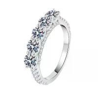 ราคา MARGARET แหวนเพชร Moissanite Diamond เกรดเพชรแล็ป ตัวเรือนเงินแท้ S925 ชุบทอง18K เพชรโมซาไนท์ D Color ,VVS1 ,3 Excellent ,H&S พร้อมใบเซอร์ GRA ของแท้รับประกัน 1 ปี เพชรหลุดเครมให (1732606535751075330)
