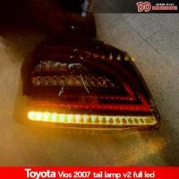 ราคา Tail lights vios 2007 2008 2009 2010 2011 2012 Full LED black color V2 new design very beautiful (1733110405454530262)