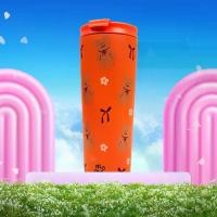 ราคา [สีส้มลายน้องหมี] แก้วน้ำสแตนเลส Tumbler 710 ml. รุ่น 2 ฝา พร้อมหลอดในตัว แก้วเก็บความเย็น สกรีนลายเลเซอร์รอบใบ แก้วน้ำสแตนเลส แก้วน้ำเปลี่ยนฝาได้ กระบอกน้ำเก็บอุณหภูมิ แก้วเก็บร (1732660270195705139)