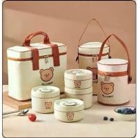 ราคา Large Capacity Lunch Box Insulated Stainless Steel 304/Stainless Steel 316.Student Lunch Box/Lunch Box White Cover2/3/4 Layer Food Storage Box. Stainless Steel Microwave Oven Double Layer Lunch Box (1