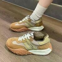 ราคา 2025 Spring Popular Muffin Waffle Cortez Thick Bottom Clunky Sneakers Color Matching Casual All-Matching Soft Bottom Women's Shoes (1733370240803178127)