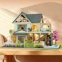 ราคา วิลล่ามาตรฐานทันสมัย, ไม้ DIY, ชุดโมเดลจิ๋ว Casa ขนาดใหญ่, บ้านตุ๊กตา, พร้อมเฟอร์นิเจอร์และไฟ, เหมาะสำหรับเพื่อน, ของขวัญวันเกิด (1733250390139307557)