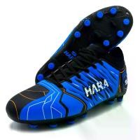 ราคา [จัดส่งทันที] HARA Sports รุ่น Iron-Man รองเท้าสตั๊ด รองเท้าฟุตบอล รุ่น F28 สีน้ำเงิน (1733083833525438200)