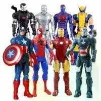 ราคา Certified ProductsJUVIAAL Black Panther Children's Gifts Iron Man Thor Buster Hulk Marvel Thanos Avengers Toys Action Figure (1732733324691015460)