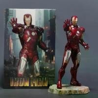 ราคา 2025 Marvel Anime Avengers Movie Merchandise Statue Iron Man Black Panther Figurine Model Trendy Desktop Ornament (1733049830711723875)
