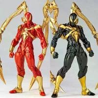 ราคา 14cm Marvel Kaiyodo Revoltech Amazing Yamaguchi Iron Spider-Man Action Figures Collectible Model Toy Decoration Gift (1733175098238600924)
