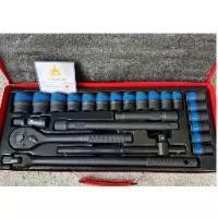 ราคา ชุดบล็อก Euro King Tools ลูกบล็อกดำ 4 หุน (1/2”) จำนวน 24 ชิ้น (มีตัวเลือก 6 เหลี่ยมหรือ 12 เหลี่ยม) (1732918475275404876)