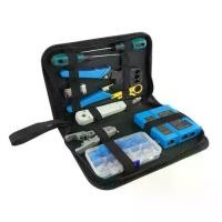 ราคา Certified productsProfessional Cable Clamp Pliers Set, Clamp and Cutter, LAN Cable Tester, RJ45 Head Set + Boot (1732800023115958143)