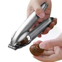 ราคา Stainless Steel Chestnut Opening Machine Nut Cracker Sheller Walnut Pliers Chestnut Cutter Opener Kitchen Gadgets Accessories (1733302834746983437)