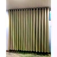 ราคา จัดส่งภายในประเทศไทย ผ้าม่านประตู ผ้าม่านหน้าต่าง ผ้าม่านกันแสงUV สีครีม ผ้าม่านสำเร็จรูปแบบตาไก่ 130x150,130x220,130x250,200x150,200x220,200x250,270x220,270x250 Home Supplies ตกแต่งบ้าน (173286007688