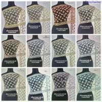 ราคา สไบกากเพชร ลายดอกจันทร์ (หน้ากว้าง 13นิ้ว)( 1ผืน ความยาว 3เมตร)(ผ้ายังไม่ได้เย็บเก็บริม) แนะนำ binder (1733292039482869335)