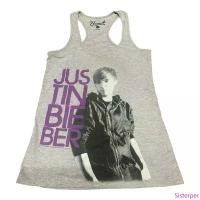 ราคา เสื้อกล้ามแขนกุดนักร้อง Justin Bieber มือสอง (รอบอก 34 ยาว 26) สินค้าขายดี binder (1733107593278752431)