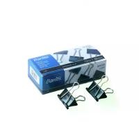 ราคา Bantex คลิปหนีบกระดาษ ที่หนีบกระดาษ คลิปหนีบ สีดำ มี 6 ขนาด 15/ 19/ 25/ 32/ 41mm คลิปหนีบ คลิปหนีบ2ขา 12ชิ้น/กล่อง Binder Clips (1732246180780280518)