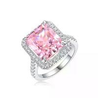 ราคา แหวนเพชร Moissanite, 4.57g, เงิน 925, การตั้งสี่แฉก, หินบล็อกคาร์บอนสูงสีชมพู, แหวนทนทาน, รูปทรงเรขาคณิต, แหวนสไตล์โมเดิร์น, ประดับเพชร, เพชรเม็ดเดียว แหวนเพชร แท้ มี ใบเซอร์ แหว (1732981470955144739)