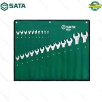 ราคา SATA ประแจแหวนข้างปากตาย ชุดประแจแหวนข้างปากตาย ชุดประแจ ประแจ 23ตัว/ชุด 09027 23Pc. Full Polish Combination Wrench Set (1732926353761600663)