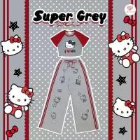 ราคา [COD] [Tiktok](มี3XL) Maria Diamond สีเทา Super Grey Set เซ็ต 2 ชิ้นผ้าวอร์ม เสื้อยืดคอกลม + กางเกงวอร์มมีกระเป๋าขายาวเอวสม็อคยางยืด แถบข้าง/ เสื้อยาว 16 กางเกง 40 /1นิ้วลงเดิมได้ (1732921748963362506