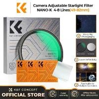 ราคา K&F CONCEPT SLR camera multi-coated star filter 4-8 infinitely variable adjustable star filters (1733119719946618711)
