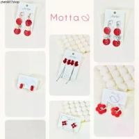 ราคา Motta Earring ต่างหูติดหูชุบทองคำขาว แฟชั่น (1733058603560830411)
