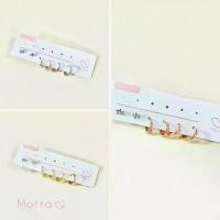 ราคา Motta Earring Set ต่างหูเซตชุบทองคำขาว ต่างหูเงินแท้ 100 เปอร์เซ็นต์ (1732706916226991836)