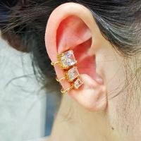 ราคา ตุ้มหู แบบห่วง 【COD】ประดับเพชรตั่งหู Ear Cuff เปิดกว้างตั่งหู 18kชุบทองวิ ต่างหูแฟชั่น หรูหราต่างหู Earring (1732183854246561443)