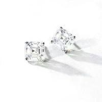 ราคา [ส่งด่วนฟรี]SWAN - Asscher Earring ต่างหูติดหูเงินแท้ เพชรทรงเหลี่ยม ฝังเพชรคิวบิกเซอร์โคเนีย (1733178385132717583)