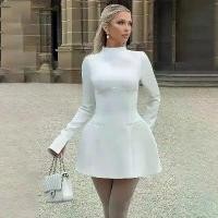 ราคา [COD] Avrilyaan Button Backless Bodycon Short Sexy A-line Dress Women Nightclub Party Dress Long Sleeve Mini Autumn Dress Vestidos (1733466223070971367)