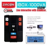 ราคา I-BOX-1000VA/550W รุ่นเปลี่ยนแบตง่าย Digital Display UPS for puter, AllinOne, CCTV1-4cam, 2Y Warranty (1733078009732237242)