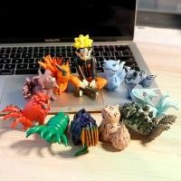 ราคา Naruto Q Version 10 Childhood Tailed Beast Uzumaki Naruto Nine-Tails Figurine Model Cake Decoration (1733038776856446929)