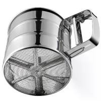 ราคา Stainless Steel Flour Sifter, Double Layer Fine Mesh, One-Handed Crank, Used for Baking Cake Sugar Powder Shaker - Perfect for Halloween, Christmas, Thanksgiving, Flour Sifter, Rondauno (1733435357108