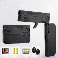 ราคา ของเล่นเด็กNew Life Card Second Generation Adult Trendy Play Foldable Alloy Card Gun Toy Boy Soft Bullet Gun Toy 물총 คําแนะนําการขายที่ร้อนแรงในเดือนนี้ บีบีกัน อัดลม gun toy (1732736794874316034)