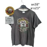 ราคา ยส47 มือสองขายตามสภาพเสื้อวง เสื้อวงร็อค Gun N' Roses กันแอนส์โรส เสื้อยืดวงดนตรี Guns N Roses Vintage 90's หายาก แนะนำ (1733465099816437376)