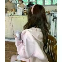 ราคา 8904 # Real Price (Back Ribbon + Embroidery + Pure Cotton and Milk Silk Blend) Extra Large Size 150kg Women's Sweatshirt (1733307435128489891)