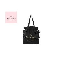 ราคา กระเป๋า Maison de FLEUR Double Ribbon Tote Bag สะพายไหล่ทรง shopping ผ้าซาตินสีดำ ผูกโบว์ด้านข้าง มือสองสภาพดีตู้ญี่ปุ่น ข้าง ใบ ใหญ่ ทรง ขนม จีบ (1733312759548707932)