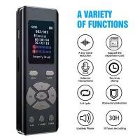 ราคา 2023ใหม่ล่าสุด เครื่องอัดเสียง/บันทึกเสียงดิจิตอล 8GB/16GB/32GB สเตอริโอ MP3 เสียงบันทึกปากกาสนับสนุน TF Card COD (1732606556120844063)