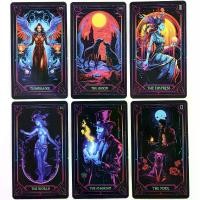 ราคา ไพ่ทาโรต์นีออนสร้างแรงบันดาลใจ 78 ชิ้น ภาษาอังกฤษ 10X6cm ประมาณ บัดดี้ไฟท์ ลูกพี่ เจ้าสมุทร บัดดี้ไฟท์ ลูกพี่ เจ้าสมุทร golden charizard card (1733152432782607524)