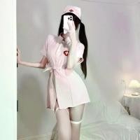 ราคา 2025 Nurse Costume Cos Nurse Uniform Pure Desire Hot Girl Bowknot Nightdress Role Play Costume Homewear Summer Breathable (1733311479495886790)