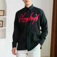 ราคา PLAYBOY PLAY UNDER GROUND เสื้อเชิ้ตแขนยาวสีดำ P1MT254SF021BK (1733422099319784679)
