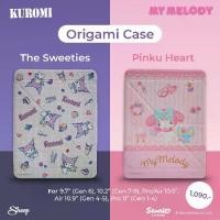 ราคา [My Melody and Kuromi Limited Collection]Origami/Trifold Case for iPad เคสสำหรับไอแพดทุกรุ่น Case ลายมายเมโลดี้ คุโรมิ พร้อมส่ง (1732886249024750945)