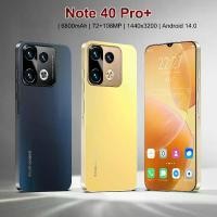 ราคา โทรศัพท์ Note40 Pro+, ใหม่, หน้าจอ 6.8 นิ้ว, RAM 2G, ROM 16G, สมาร์ทโฟน Android 4G จริง redmegic 10 pro iphone 17 max จิ๋ว ใช้ได้จริง (1732737495781443180)