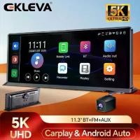 ราคา กล้องติดรถยนต์ EKLEVA 5K หน้าจอสัมผัสขนาดใหญ่ 11.3 นิ้ว กล้องหน้ารถยนต์ ไวร์เลส 5G เชื่อมต่อกับไวไฟ รองรับระบบ CarPlay และ Android Auto บันทึกภาพซ้ำ ฟังก์ชันนำทาง GPS DVR (1733071422397776913)