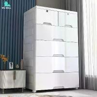 ราคา Certified productsMG mall drawer cabinet drawer pp clothing cabinet 3-5 layers big capacity with wheels-lock space saving extra thick upgrade version (1732763259832337919)