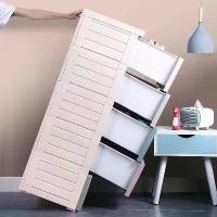 ราคา [COD] [tiktok]MG mall drawer cabinet drawer pp clothing cabinet 3-5 layers big capacity with wheels-lock space saving extra thick upgrade version (1732947476409189792)