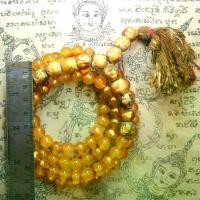 ราคา พระពុท្ធ COD. สร้อยประคำ108 เม็ด​ เม็ดประคำ 10 มิล ปะคำวรรณะสีเหลืองอำพัน ประคำสมเด็จม้วน​ ประคำแก้วมณีโชติ กรุวังหน้า วัดพระแก้ว สำหรับการปฎิบัติวิปัสนากรรมฐาน สวดมนต์ นั่งสมาธิ (1732953259438605358)