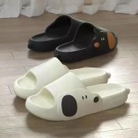 ราคา [COD] Kawaii Snoopy Couple Sandals Anti-Slip Wear-Resistant EVA Cartoon Thick Sole fortable Home Slippers Bathroom Bath Flip-Flops (1733319338244146439)